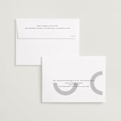 "prose" - Save the Dates in Ivory by Maja Cunningham - FREE Recipient Addressing