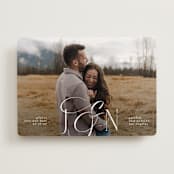 "beautiful monogram" - Save the Dates in Ivory by Phrosné Barwood - Front