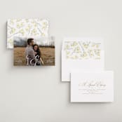 "beautiful monogram" - Save the Dates in Ivory by Phrosné Barwood - Assembled