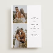 "Classic" - Save the Dates in Snow by Joanna Griffin - Front