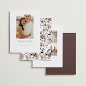 "sepia" - Save the Dates in Sepia by Itsy Belle Studio - Back of Card Options