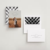 "Simple Names" - Save the Dates in Onyx by Emily Betts - Assembled