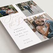 "Whimsy" - Save the Dates in Snow by AK Graphics - Detail