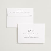"Whimsy" - Save the Dates in Snow by AK Graphics - FREE Recipient Addressing