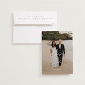"Paradise Found" - Save the Dates in Cloud by Ashlee Townsend - Save the Date with Envelope