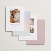 "Glow" - Save the Dates in Bright by Lori Wemple - Back of Card Options