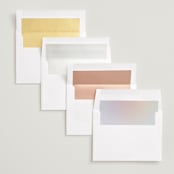 "Glow" - Save the Dates in Bright by Lori Wemple - Envelope Liner Options