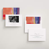 "minimalistic paint stroke" - Save the Dates in Porcelain by Sumak Studio - Assembled