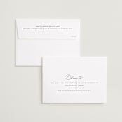 "minimalistic paint stroke" - Save the Dates in Porcelain by Sumak Studio - FREE Recipient Addressing