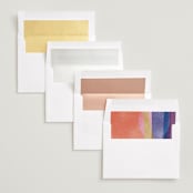 "minimalistic paint stroke" - Save the Dates in Porcelain by Sumak Studio - Envelope Liner Options