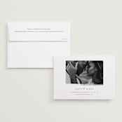 "minimalistic paint stroke" - Save the Dates in Porcelain by Sumak Studio - Save the Date with Envelope
