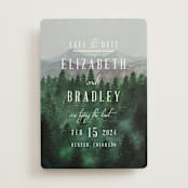 "Adventure Awaits" - Save the Dates in Smoke by Elly - Front
