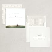 "Simply Minimal" - Save the Dates in Blush by Jessica Louie - Assembled