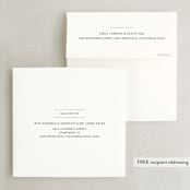 "Simply Minimal" - Save the Dates in Blush by Jessica Louie - FREE Recipient Addressing