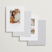 "modern stencil" - Save the Dates in Cloud by Sara Hicks Malone - Back of Card Options