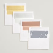 "Beautiful Love" - Save the Dates in Pearl by Angela Garrick - Envelope Liner Options