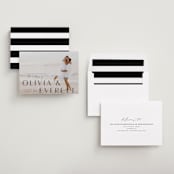 "Modern Classic Names" - Save the Dates in Onyx by Emily Betts - Assembled