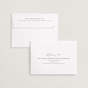"Modern Classic Names" - Save the Dates in Onyx by Emily Betts - FREE Recipient Addressing