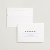 "wavy frame" - Save the Dates in Aqua by Baumbirdy - FREE Recipient Addressing