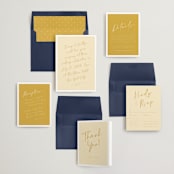 "Ink scribble" - Save the Dates in Rosebud by Adelyn T. - Matching Invitation Suite