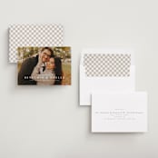 "the classic" - Save the Dates in Cloud by Wildfield Paper Co - Assembled
