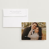 "the classic" - Save the Dates in Cloud by Wildfield Paper Co - Save the Date with Envelope
