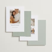 "Hayworth" - Save the Dates in Pearl by Olivia Kanaley Inman - Back of Card Options