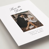 "Hayworth" - Save the Dates in Pearl by Olivia Kanaley Inman - Detail