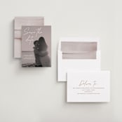 "Blush" - Save the Dates in Rose by Sumak Studio - Assembled