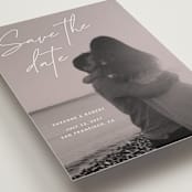 "Blush" - Save the Dates in Rose by Sumak Studio - Detail