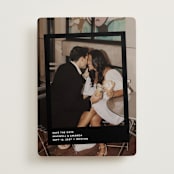 "Album" - Save the Dates in Midnight by Inkblot Design - Front