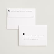 "Album" - Save the Dates in Midnight by Inkblot Design - FREE Recipient Addressing