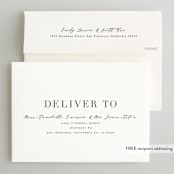 "Moody Marbling" - Save the Dates in Taupe by Hooray Creative - FREE Recipient Addressing