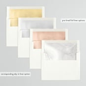 "Moody Marbling" - Save the Dates in Taupe by Hooray Creative - Envelope Liner Options