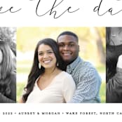 "Etched in love" - Save the Dates in Cloud by Stacey Meacham - Detail