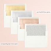 "Etched in love" - Save the Dates in Cloud by Stacey Meacham - Envelope Liner Options