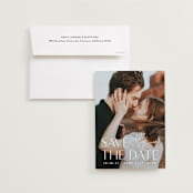 "cover" - Save the Dates in Cloud by Carolyn MacLaren - Save the Date with Envelope
