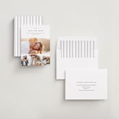 "Minimal Grid" - Save the Dates in Cotton by Stacey Meacham - Assembled