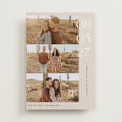 "Cinematic Love" - Save the Dates in Sand by Elly - Front