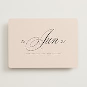 "Simple Date" - Save the Dates in Champagne by Lori Wemple - Front