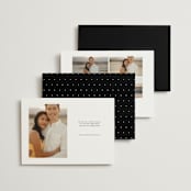 "Simple Date" - Save the Dates in Champagne by Lori Wemple - Back of Card Options