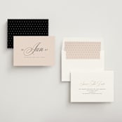 "Simple Date" - Save the Dates in Champagne by Lori Wemple - Assembled