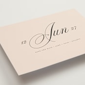 "Simple Date" - Save the Dates in Champagne by Lori Wemple - Detail