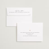 "Camellia" - Save the Dates in Camellia by Blustery August - FREE Recipient Addressing