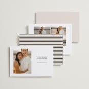 "Say Less" - Save the Dates in Almond by Stephanie Hawkes - Back of Card Options