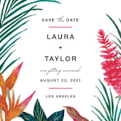 "Resort" - Save the Dates in Evergreen by Elly - Detail