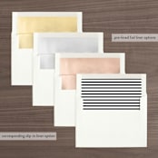 "Love Series" - Save the Dates in Jet by Kimberly FitzSimons - Envelope Liner Options