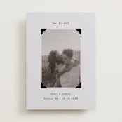 "scrapbook frame" - Save the Dates in Cream by Jenny Millington - Front
