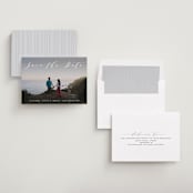 "Modern Elegance" - Save the Dates in Snow by Alexandra Dzh - Assembled