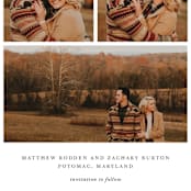 "Simple Bliss" - Save the Dates in Slate by That Girl Press - Detail